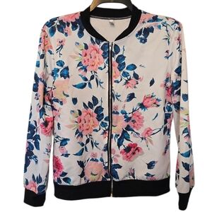 3/$15 Fashion Floral Jacket Size Medium